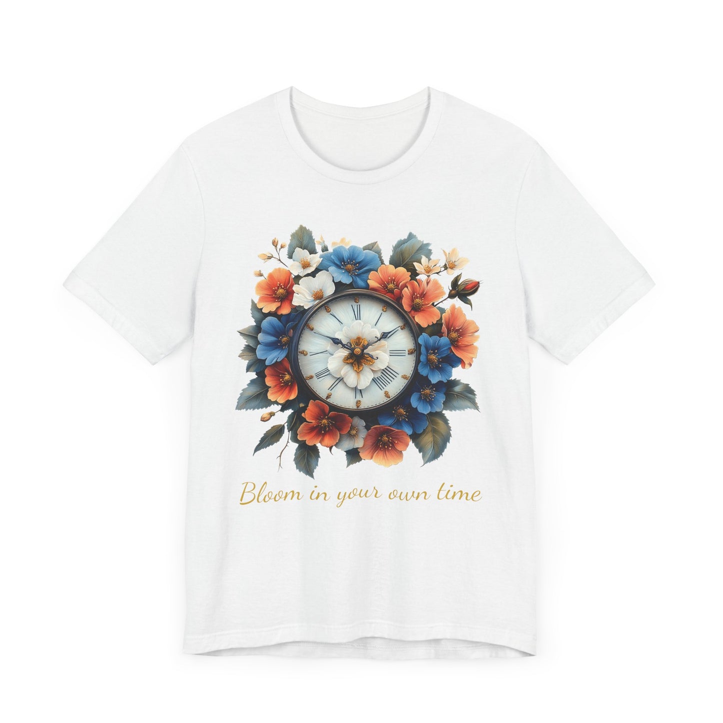 Bloom in Your Own Time Tee – Flourish at Your Pace