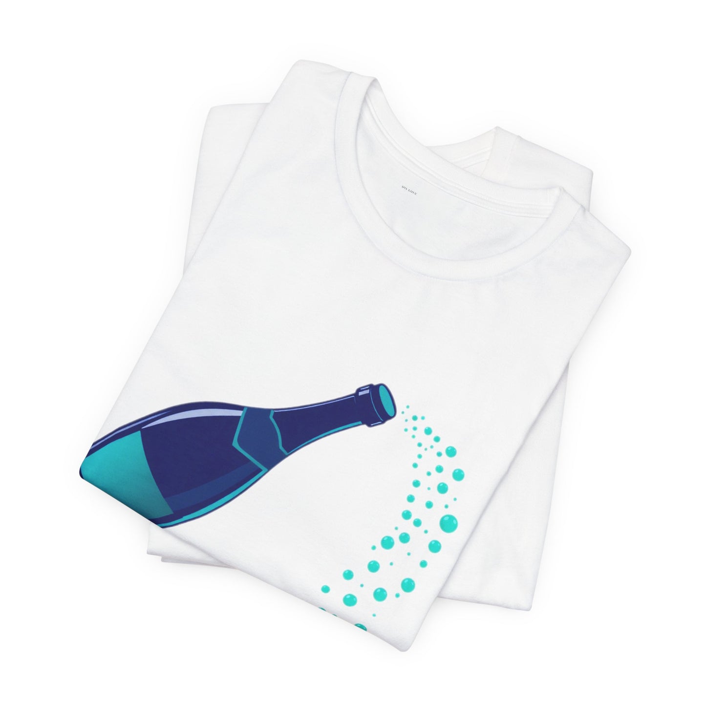 Squad Vibes Only Champagne Bottle Unisex Tee | Party Shirt
