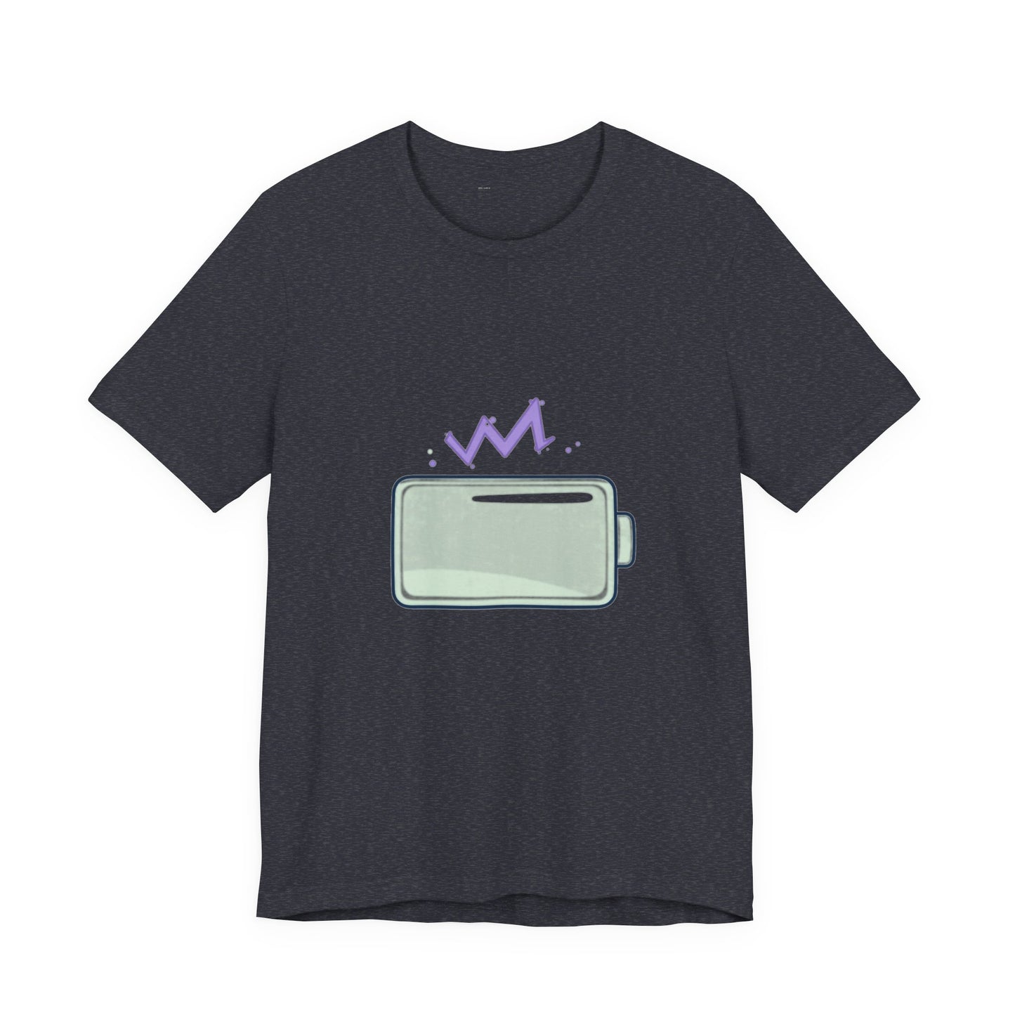 Social Battery Low Introvert Tee - Sage Green Unisex Shirt