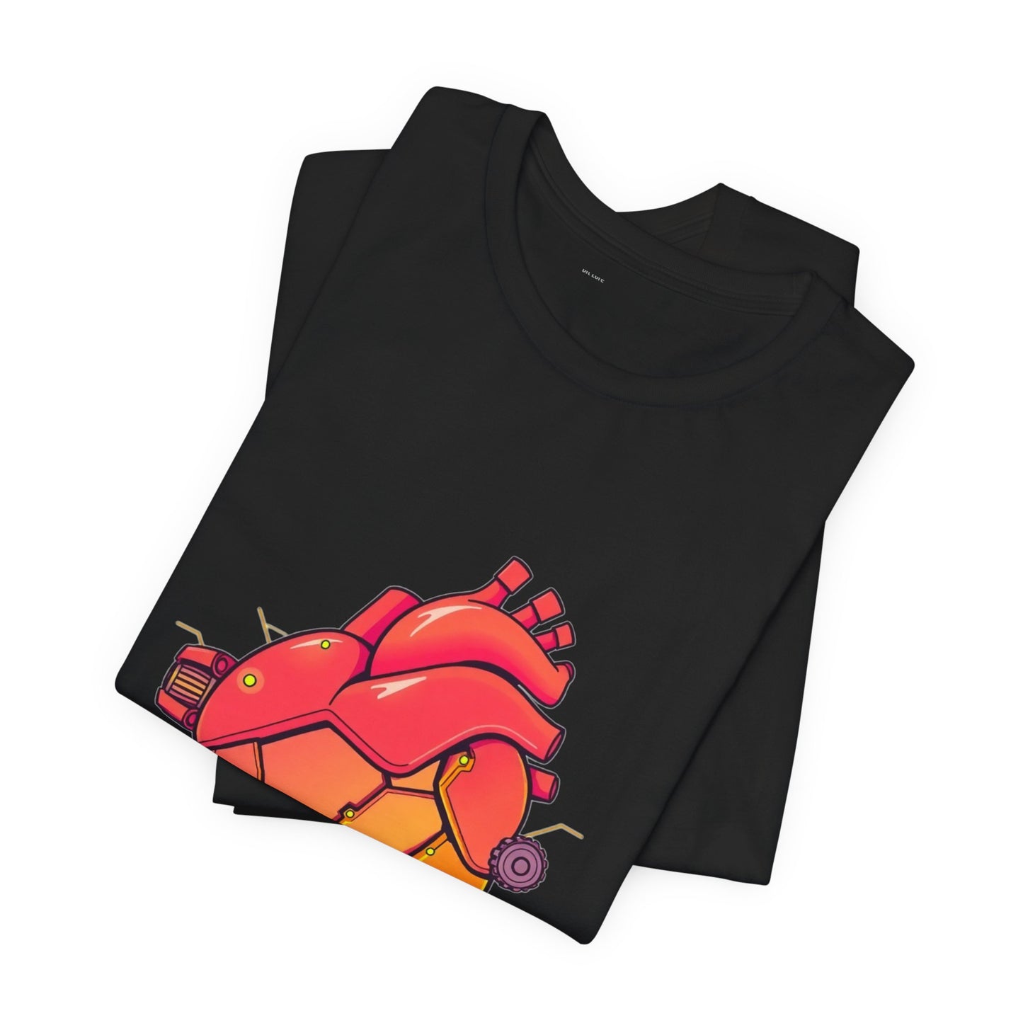 Algorithm Override Tee - Robotic Heart Tech Design Shirt