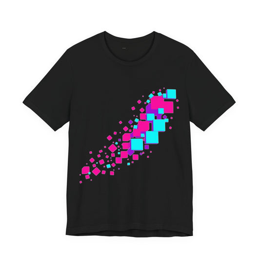 Pixel Fragments Tee - Retro Gaming Unisex T-Shirt