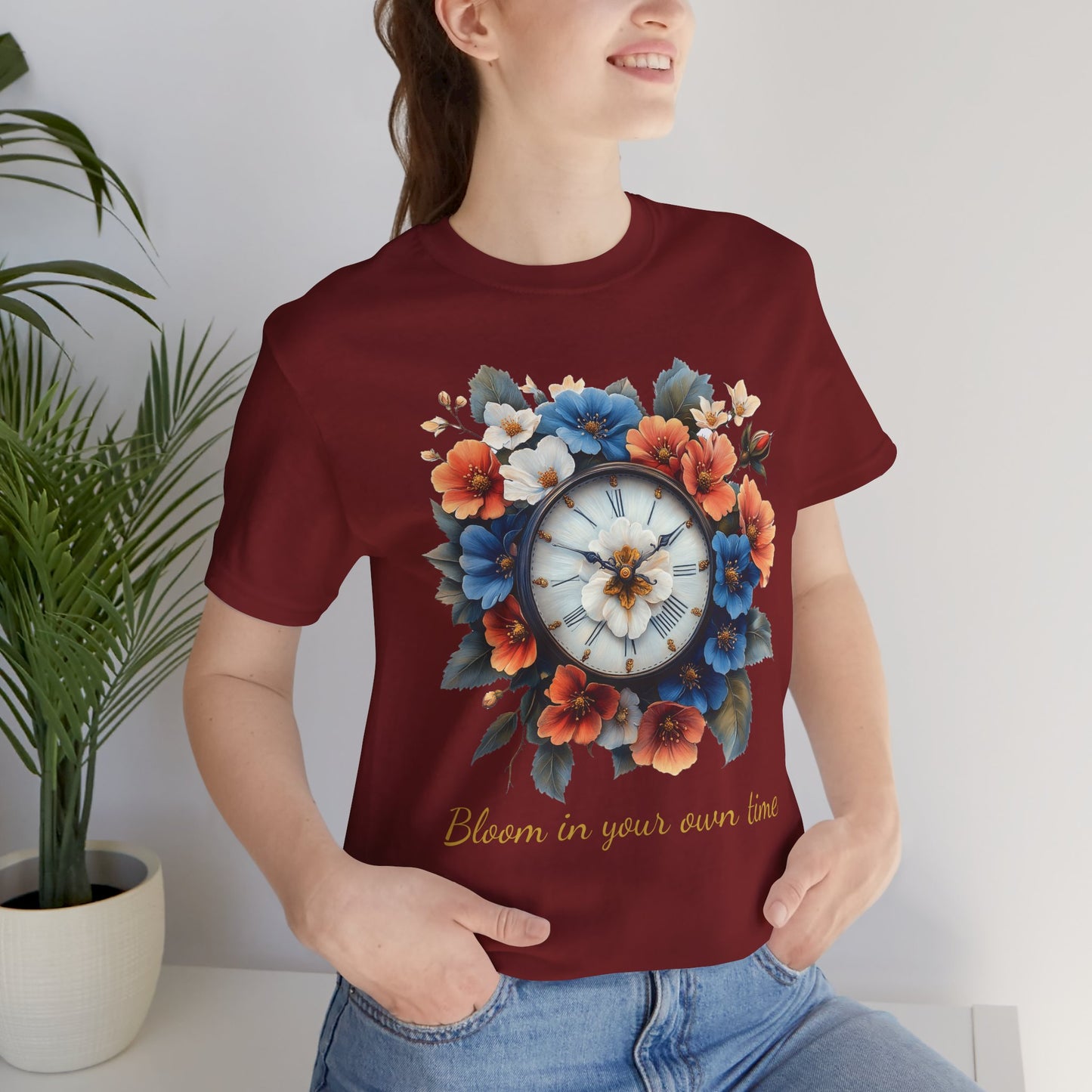 Bloom in Your Own Time Tee – Flourish at Your Pace