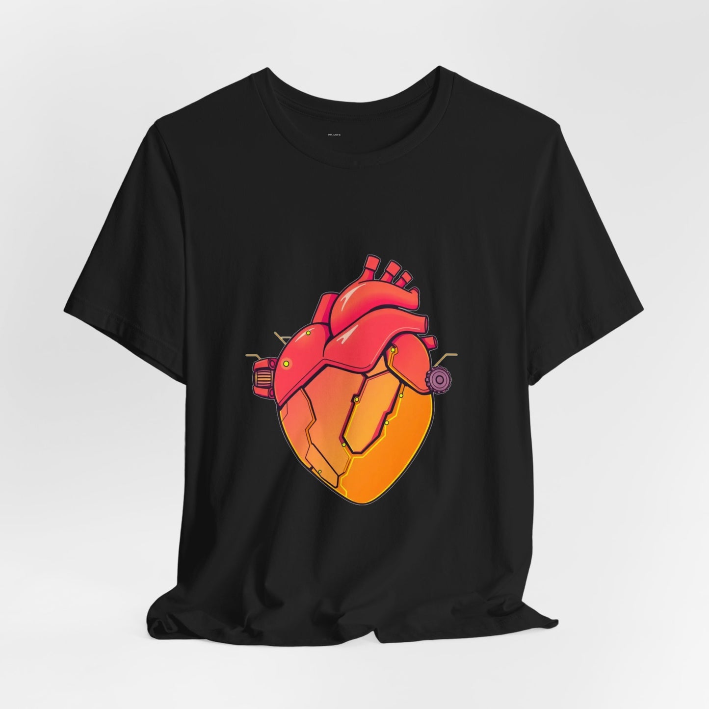 Algorithm Override Tee - Robotic Heart Tech Design Shirt