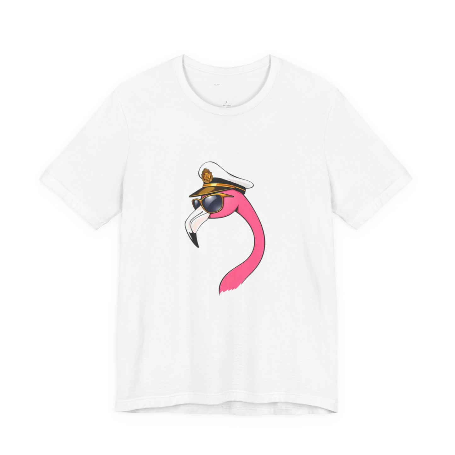 Yacht Club Flamingo Tee - Luxury Unisex Jersey T-Shirt