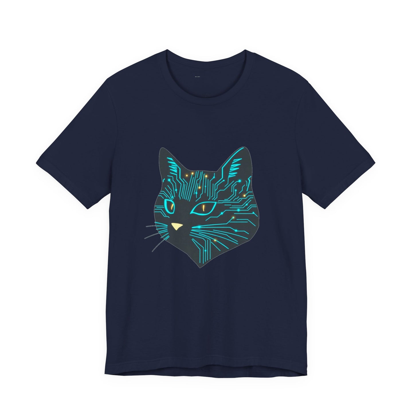 Cat OS Loading Cyberpunk Tee - Unisex Circuit Cat Shirt