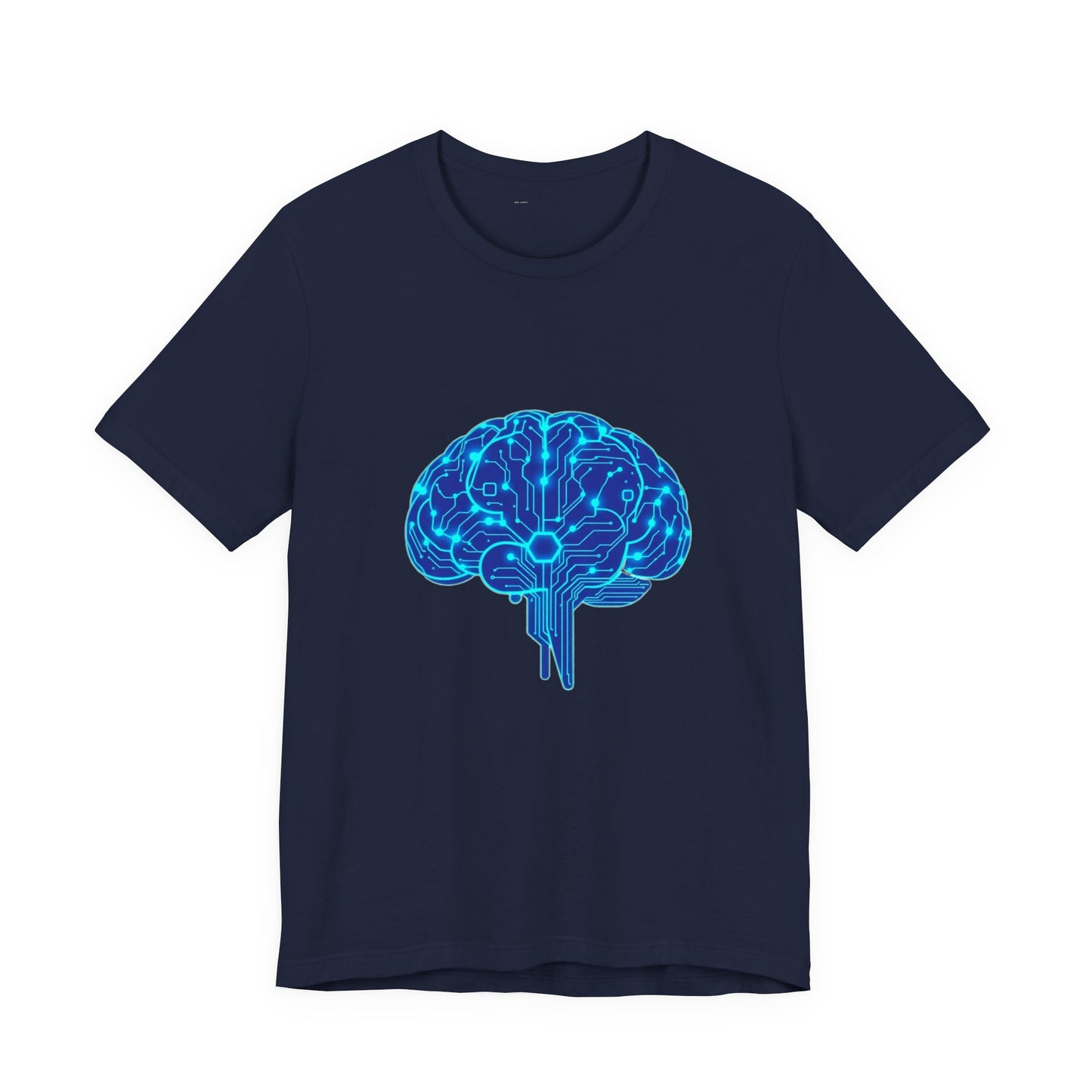 Neural Network Loading Tee - Cyberpunk Brain Circuit Shirt