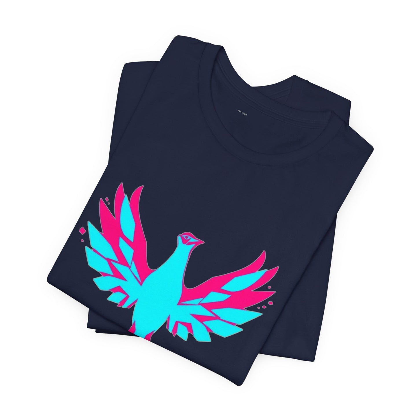 Glitch Phoenix Tee - Gaming Graphic T-Shirt Unisex