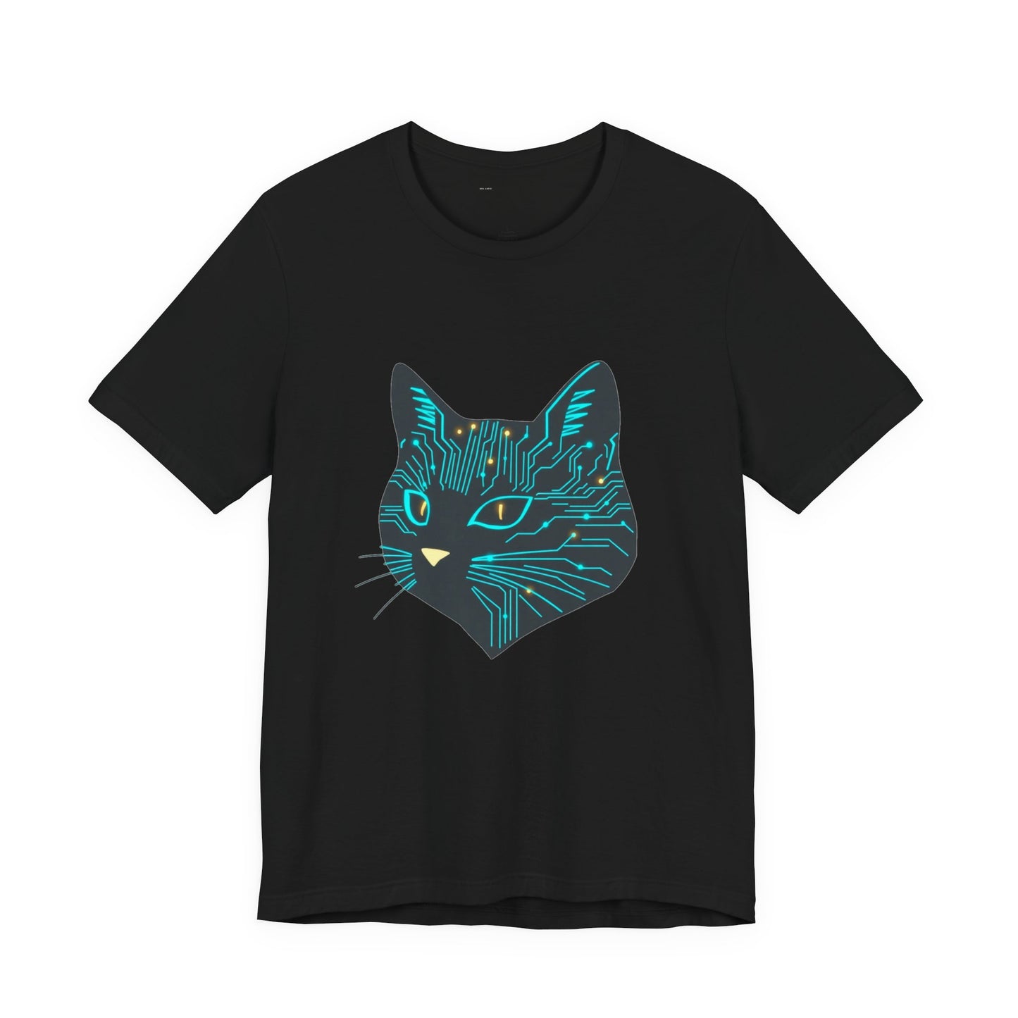 Cat OS Loading Cyberpunk Tee - Unisex Circuit Cat Shirt