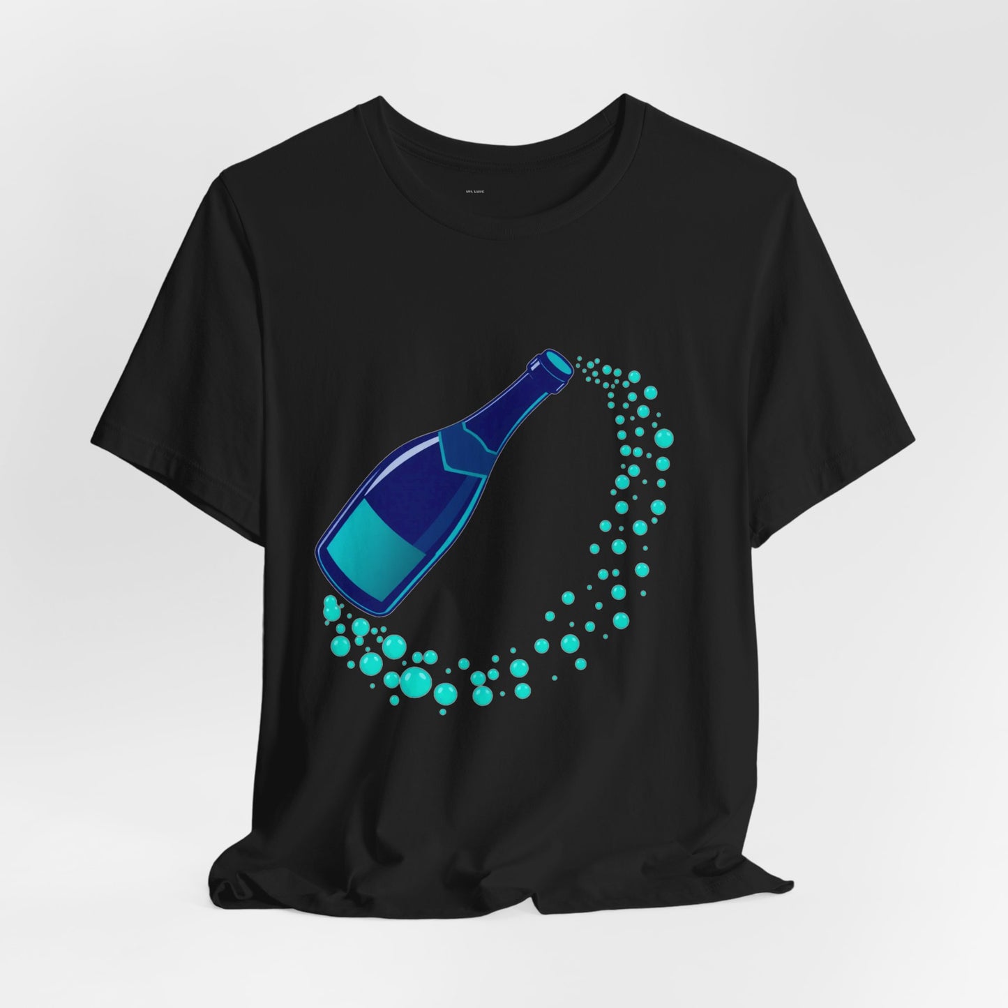 Squad Vibes Only Champagne Bottle Unisex Tee | Party Shirt