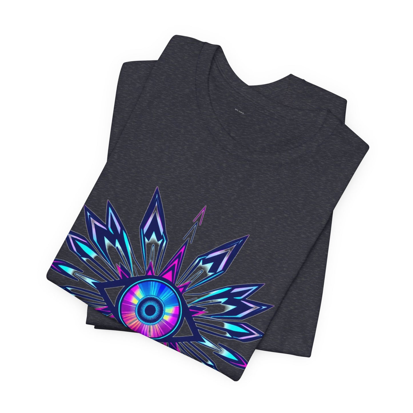 Digital Oracle Tee - Y2K Cyber Eye Graphic Unisex T-Shirt