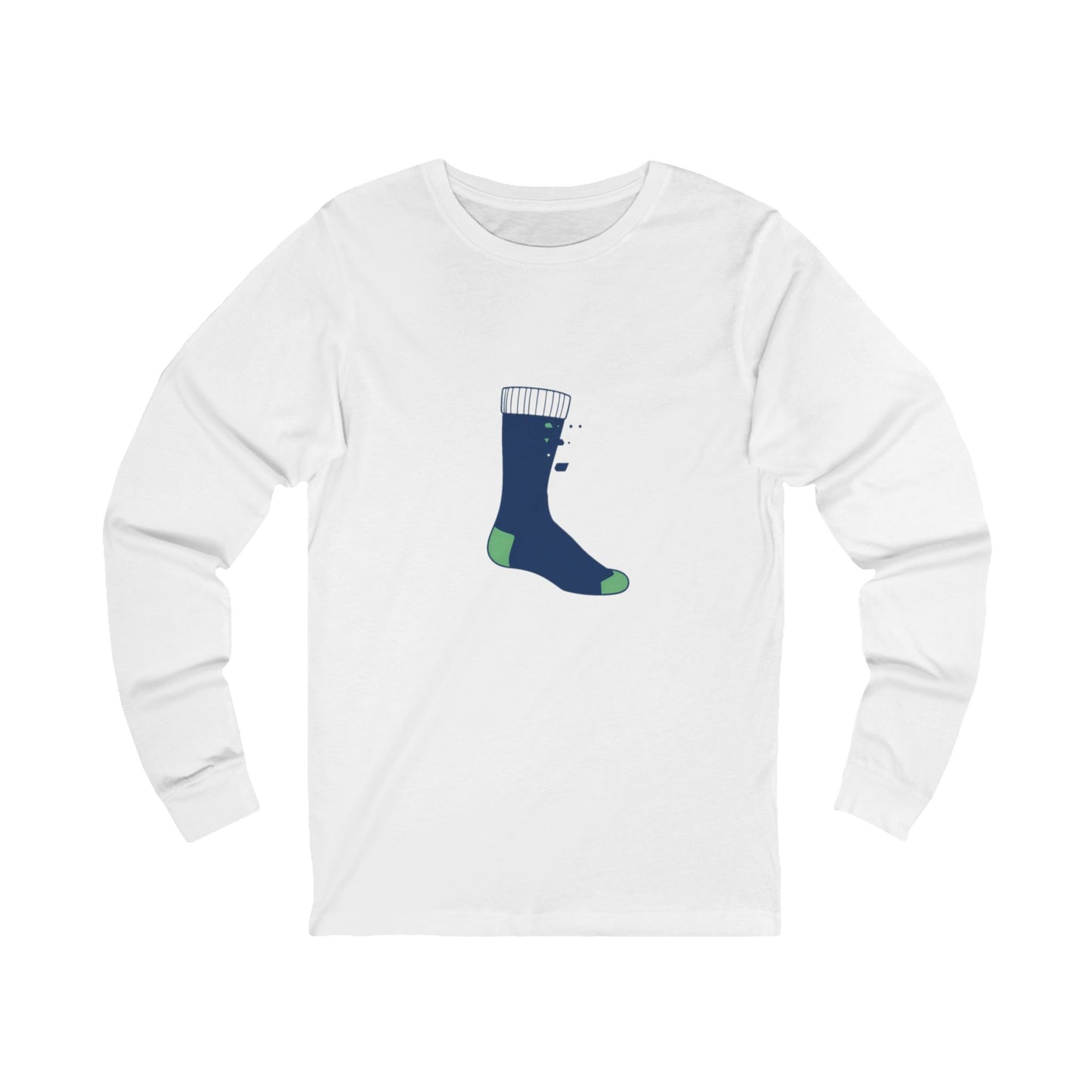 National Lost Sock Day Survivor Long Sleeve Tee Unisex