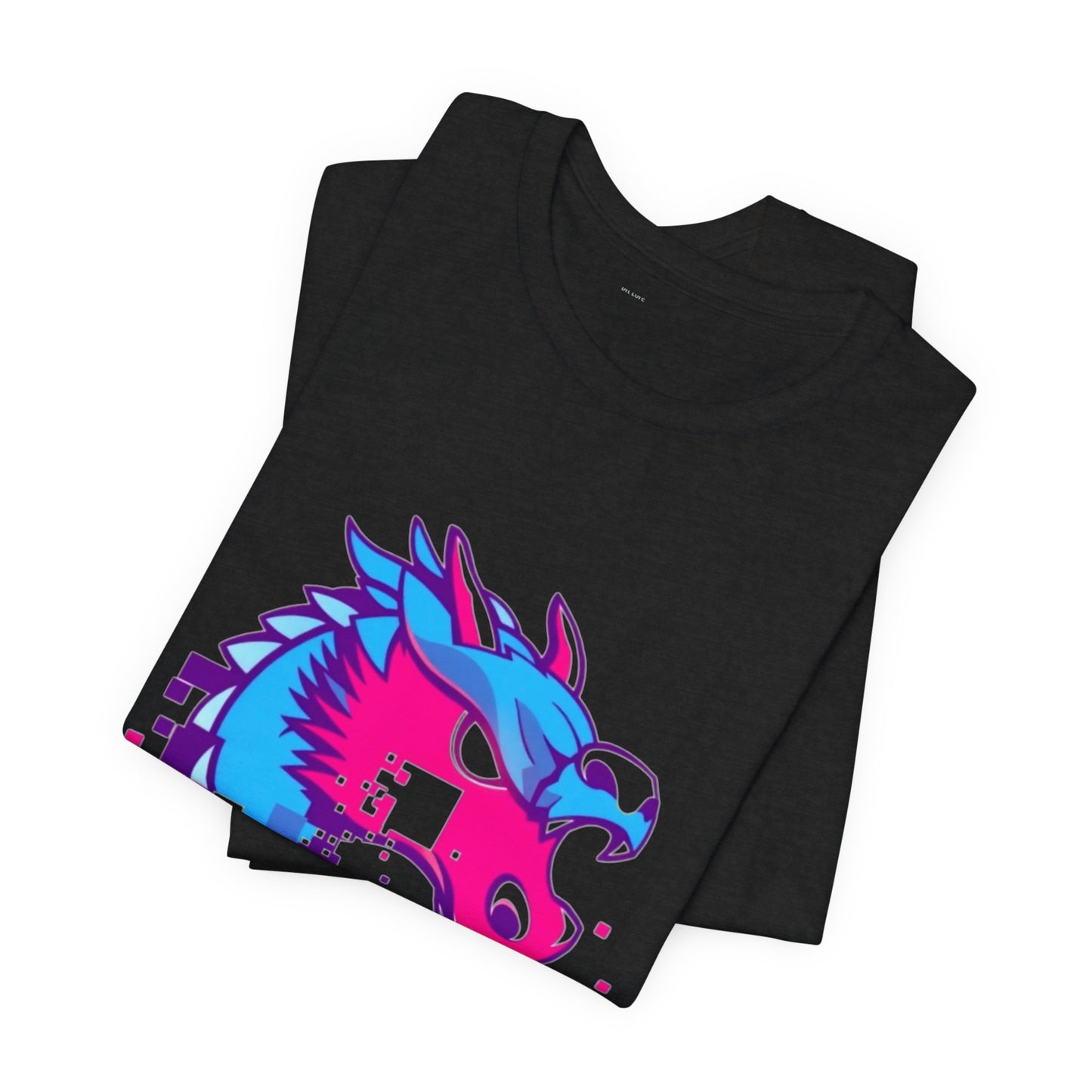 Glitch Beast Dragon Tee - Unisex Gaming Graphic Shirt