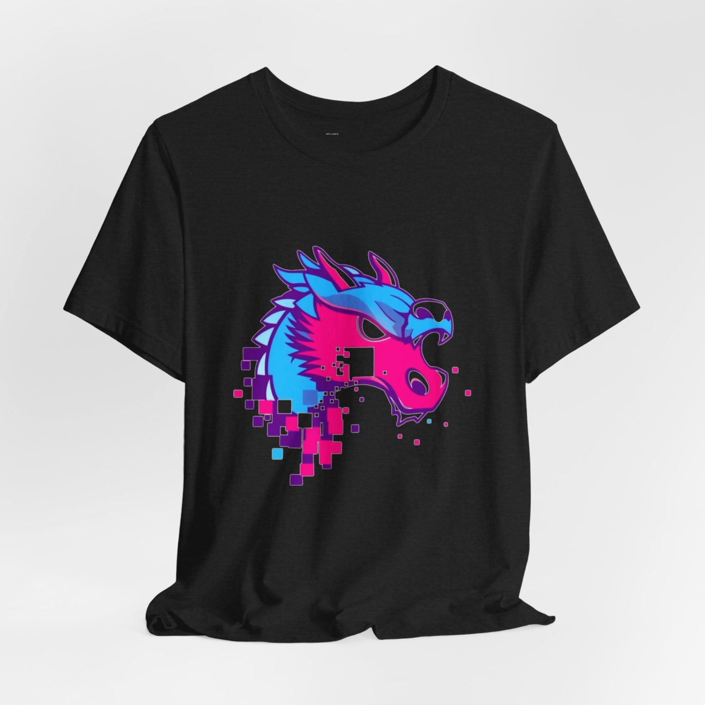 Glitch Beast Dragon Tee - Unisex Gaming Graphic Shirt