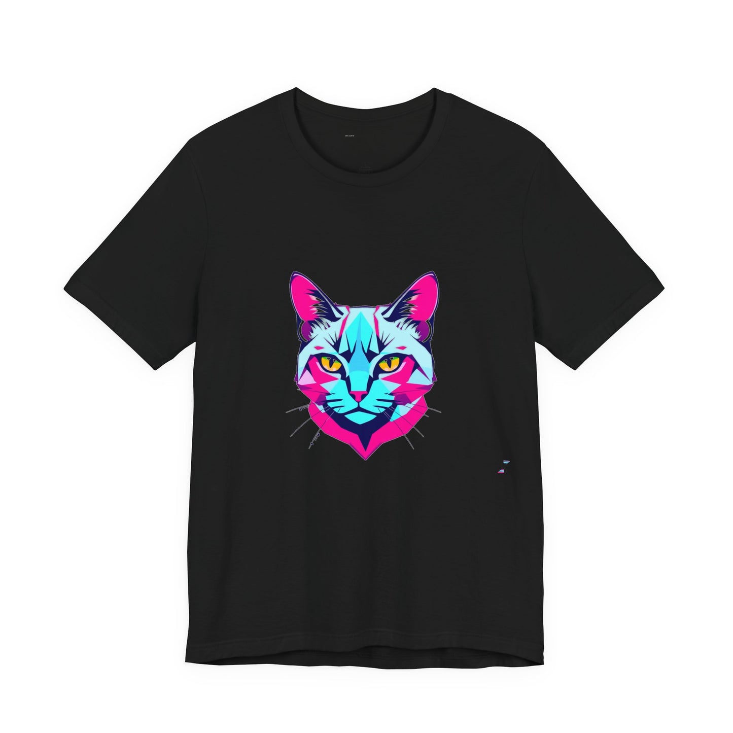 Glitch Cat Gaming Tee - Unisex Gamer T-Shirt Cyber