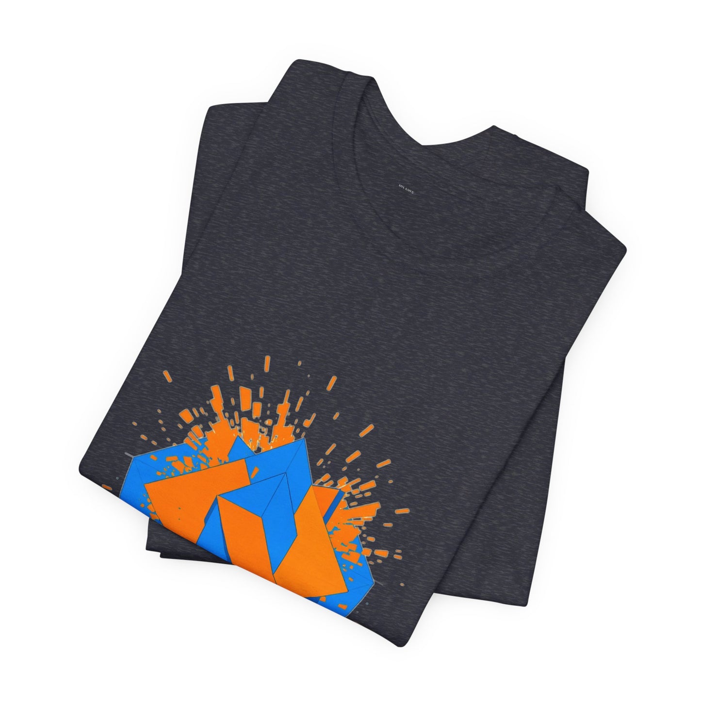 Geometric Reality Check Unisex Tee - Abstract Art Shirt
