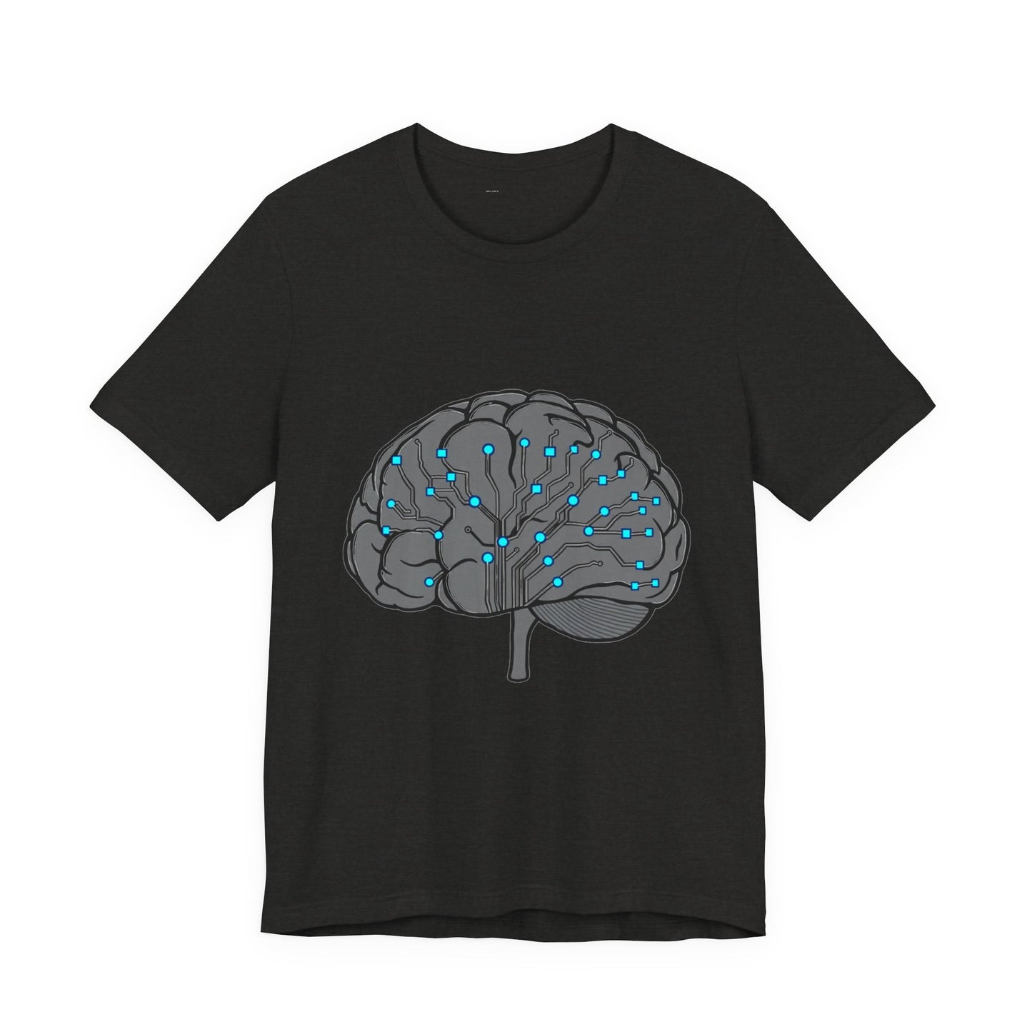 Neural Circuit Brain Tee - Tech Biology Graphic T-Shirt