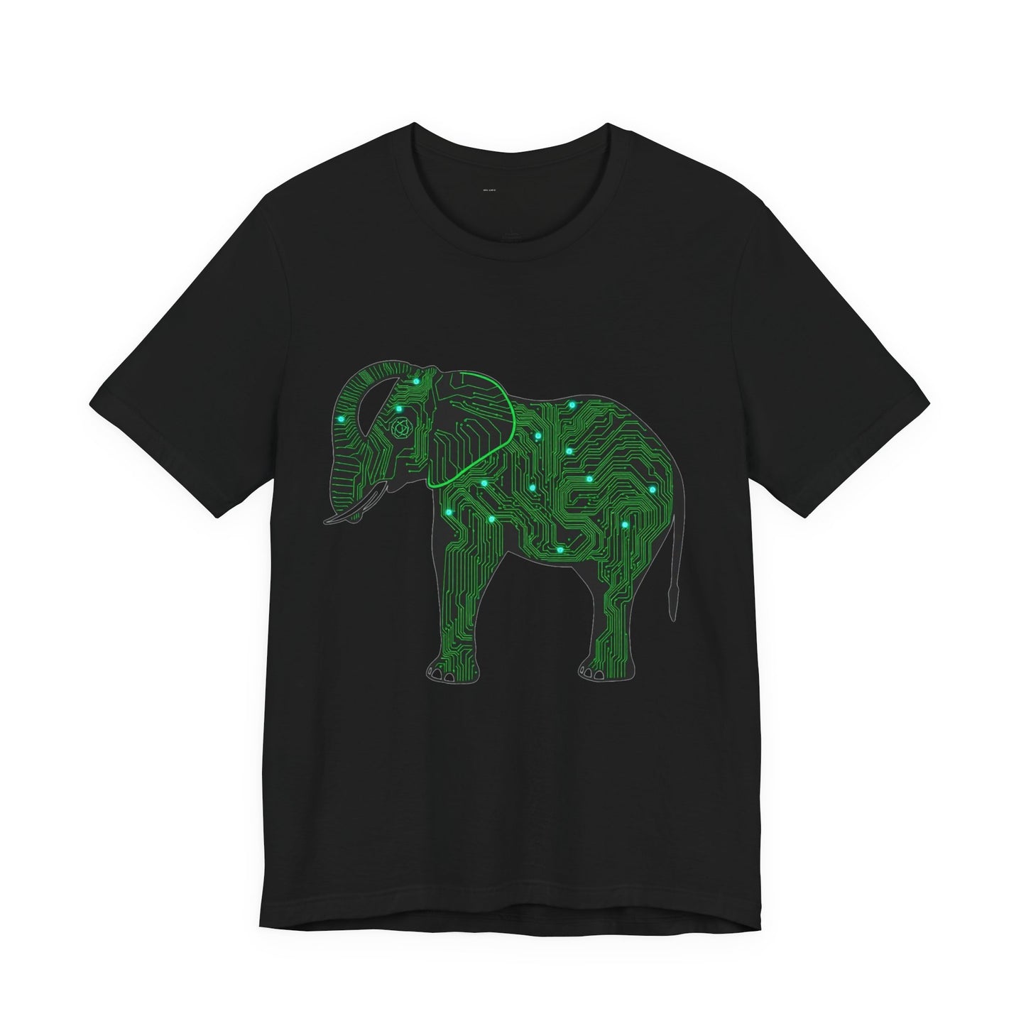 Circuit Safari Tee - Tech Elephant Graphic T-Shirt