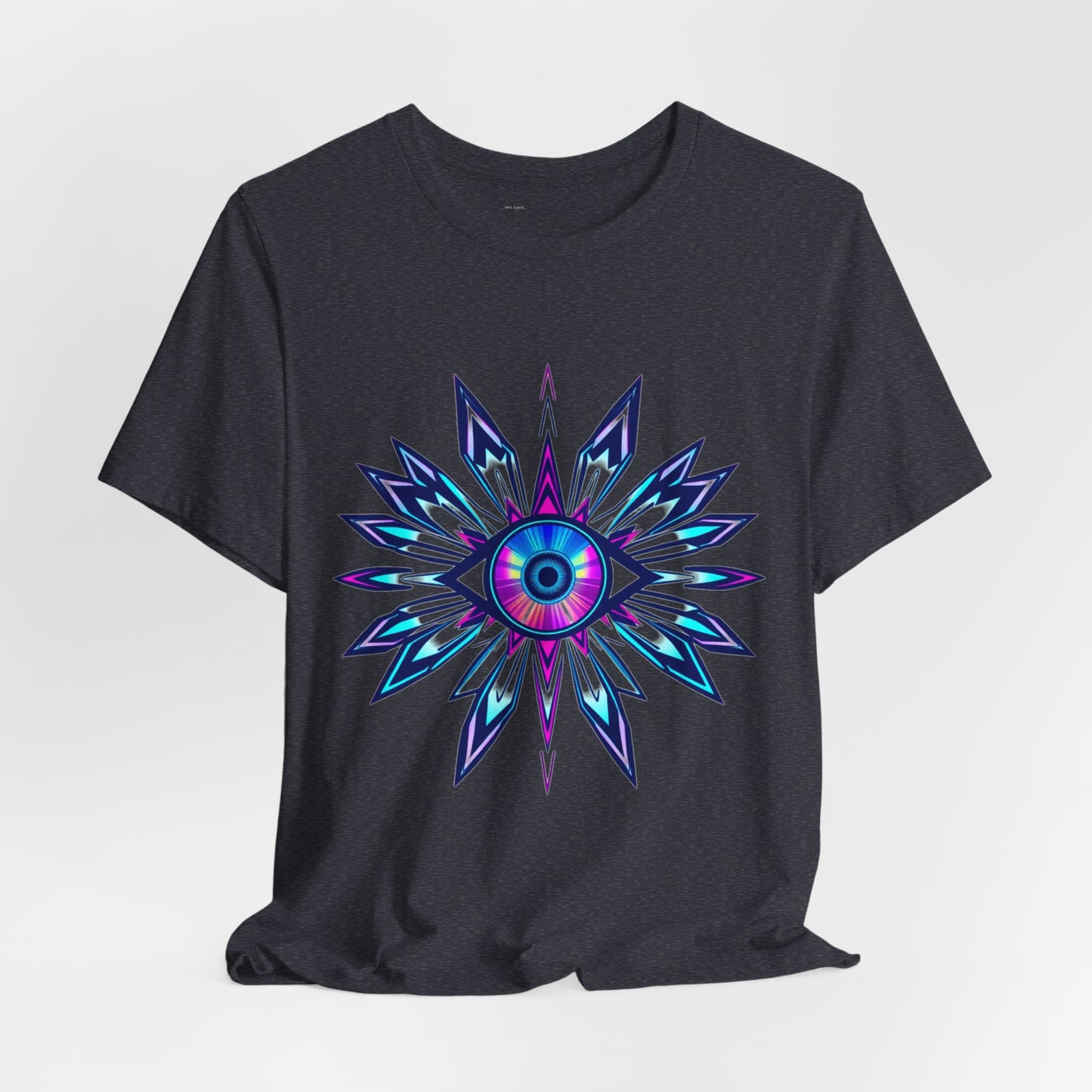 Digital Oracle Tee - Y2K Cyber Eye Graphic Unisex T-Shirt