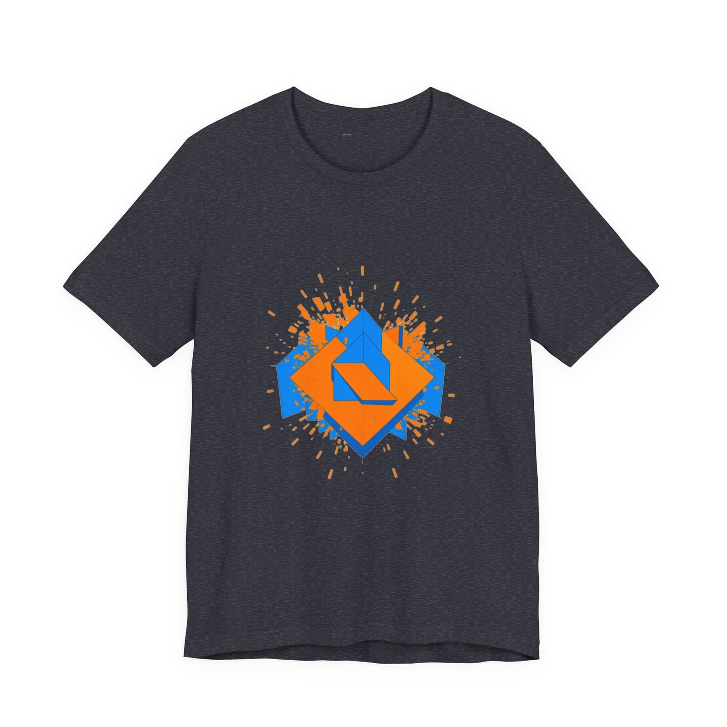 Geometric Reality Check Unisex Tee - Abstract Art Shirt