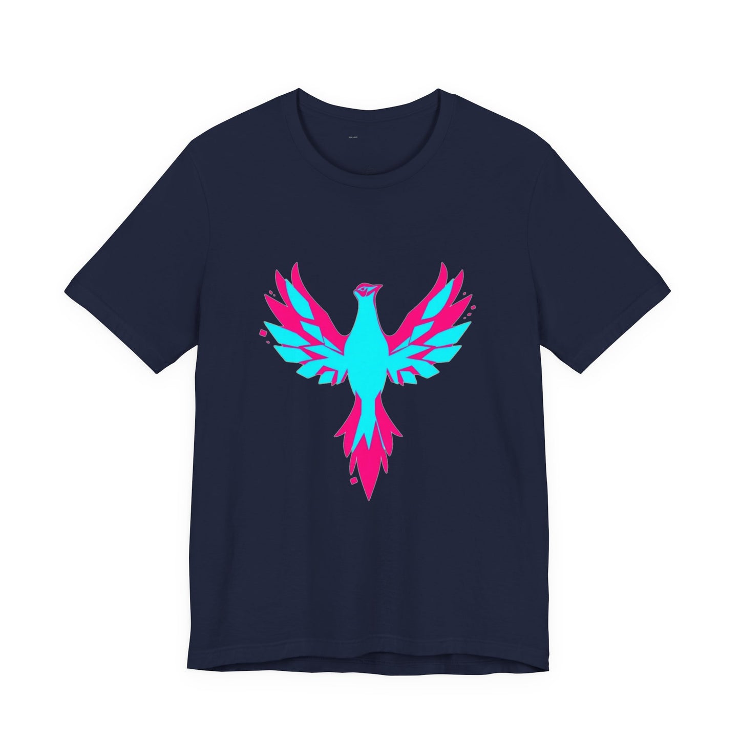 Glitch Phoenix Tee - Gaming Graphic T-Shirt Unisex