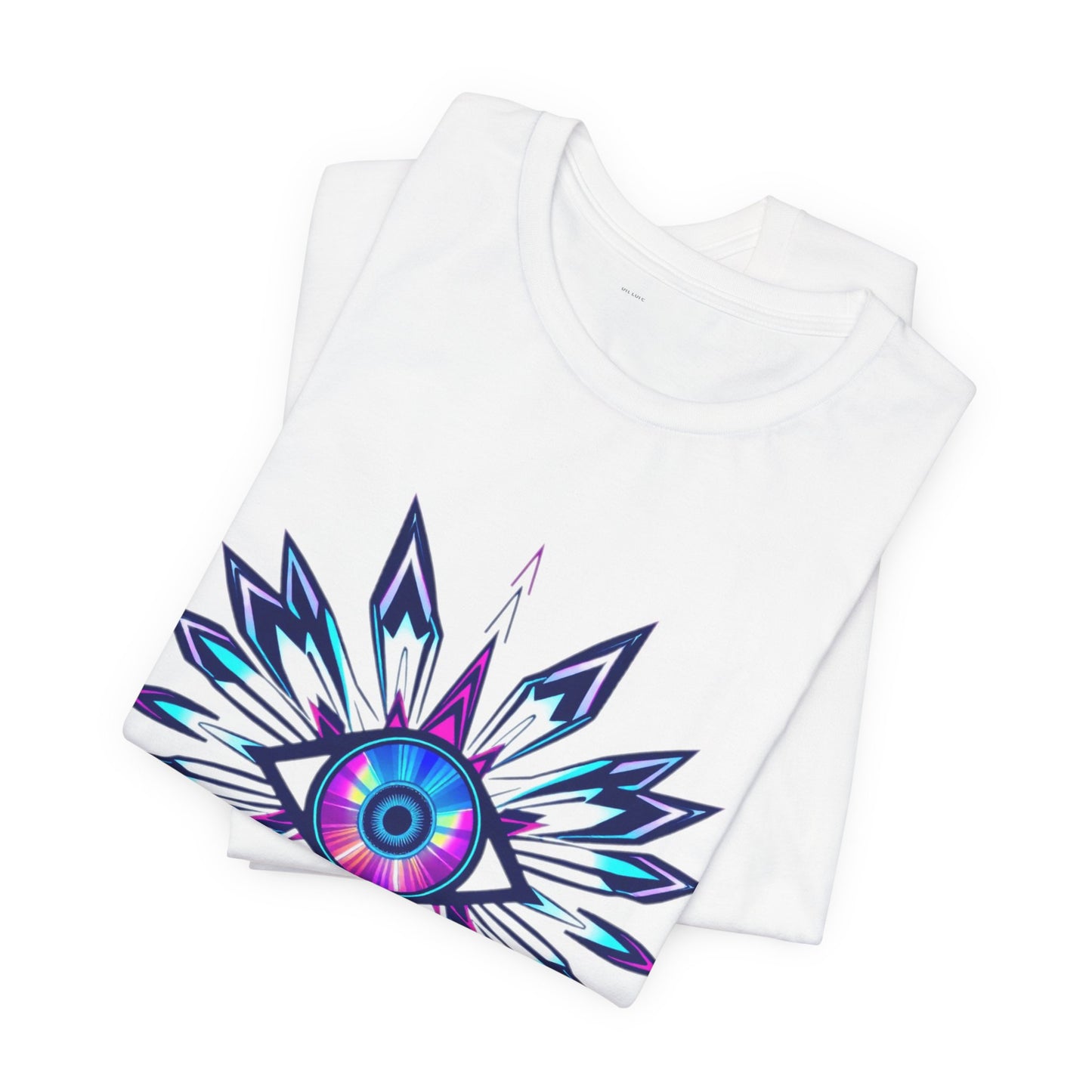 Digital Oracle Tee - Y2K Cyber Eye Graphic Unisex T-Shirt