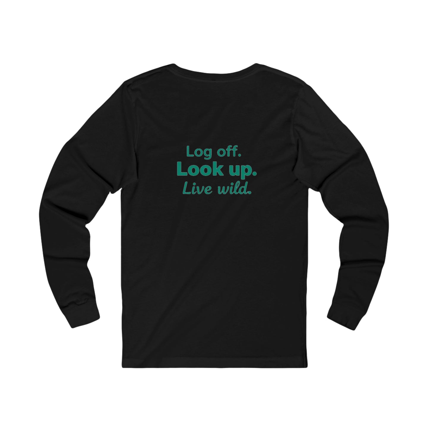 Digital Detox Long Sleeve Tee - Camp Lantern Design