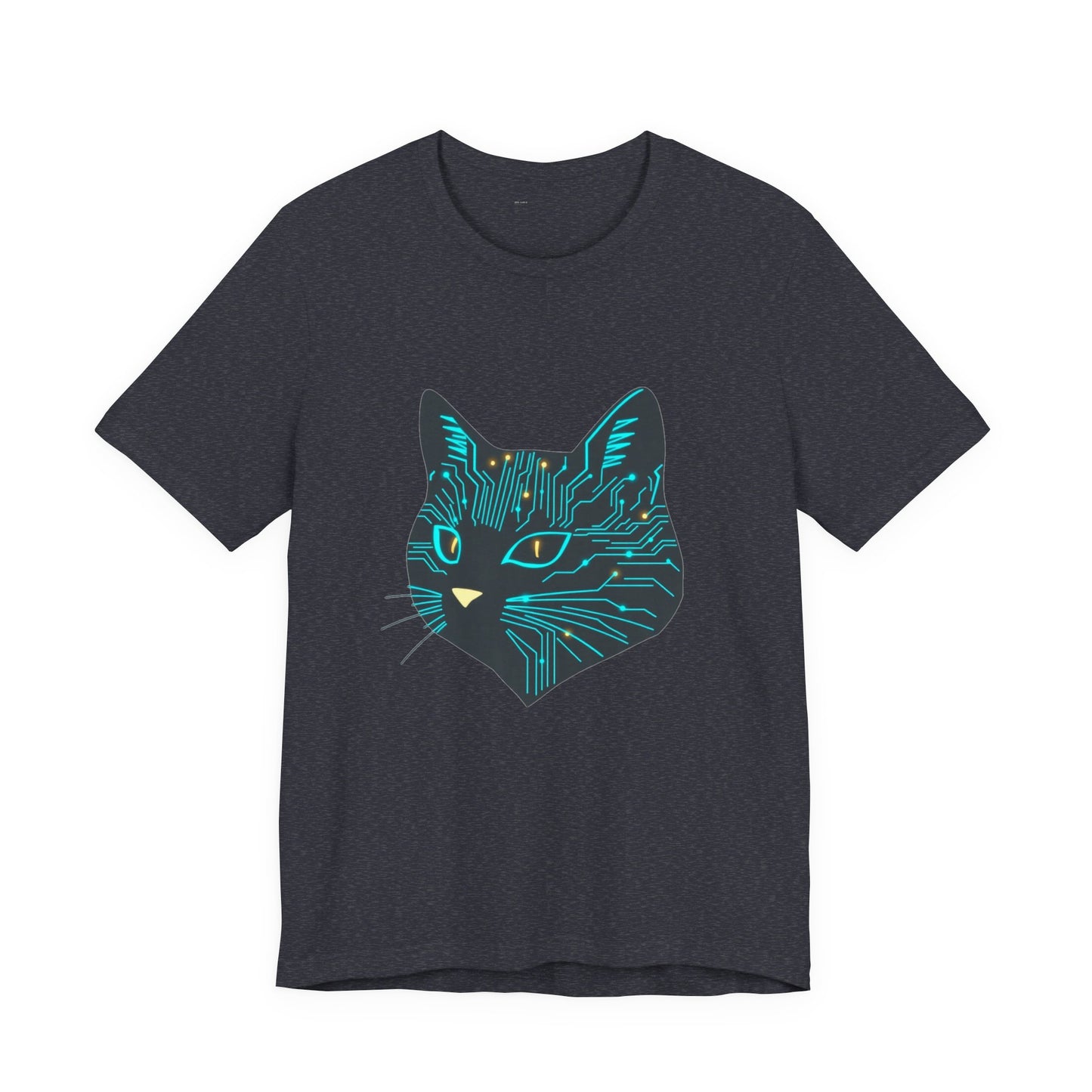Cat OS Loading Cyberpunk Tee - Unisex Circuit Cat Shirt
