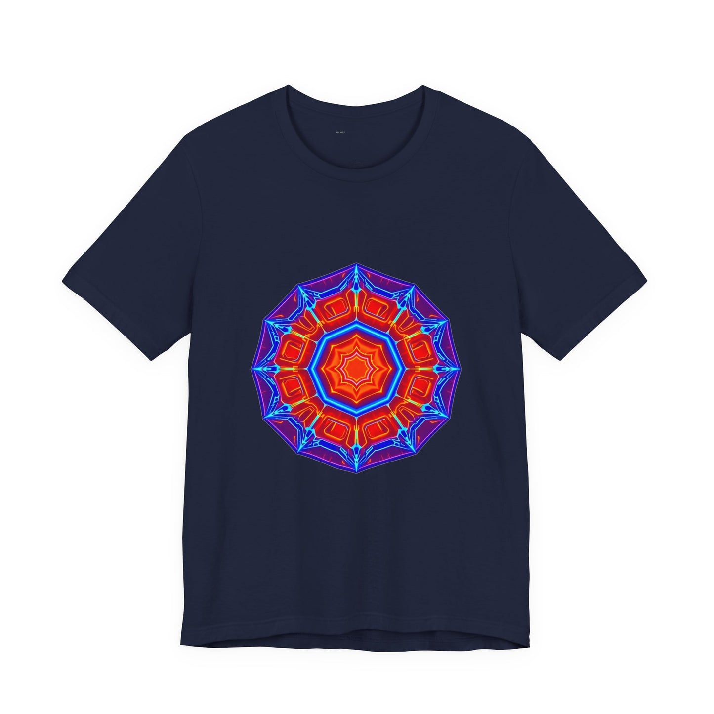 Quantum Glitch Portal Gaming Tee - Geometric Unisex Shirt