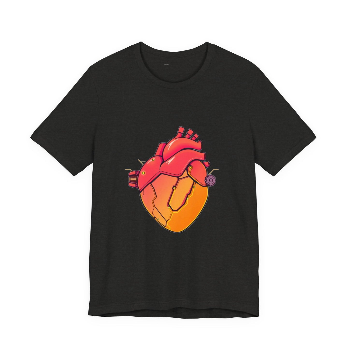 Algorithm Override Tee - Robotic Heart Tech Design Shirt