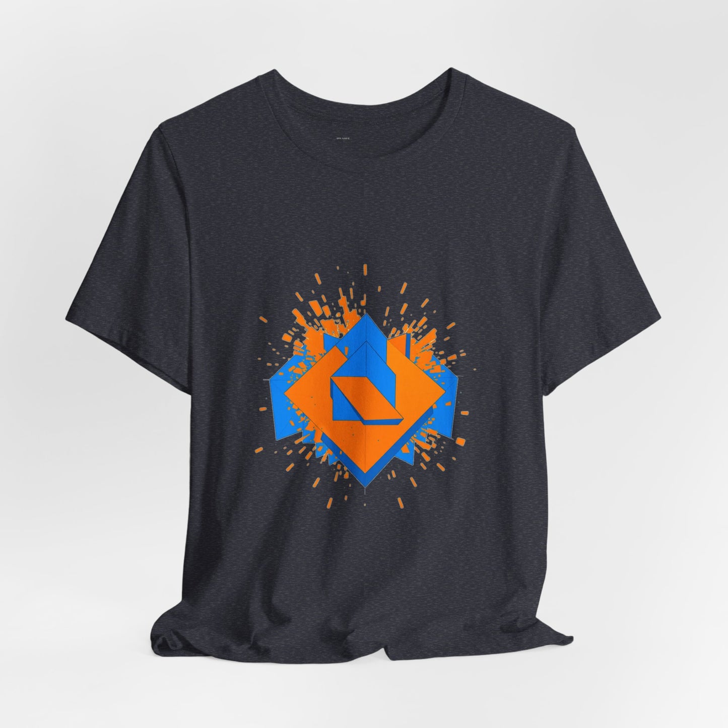 Geometric Reality Check Unisex Tee - Abstract Art Shirt