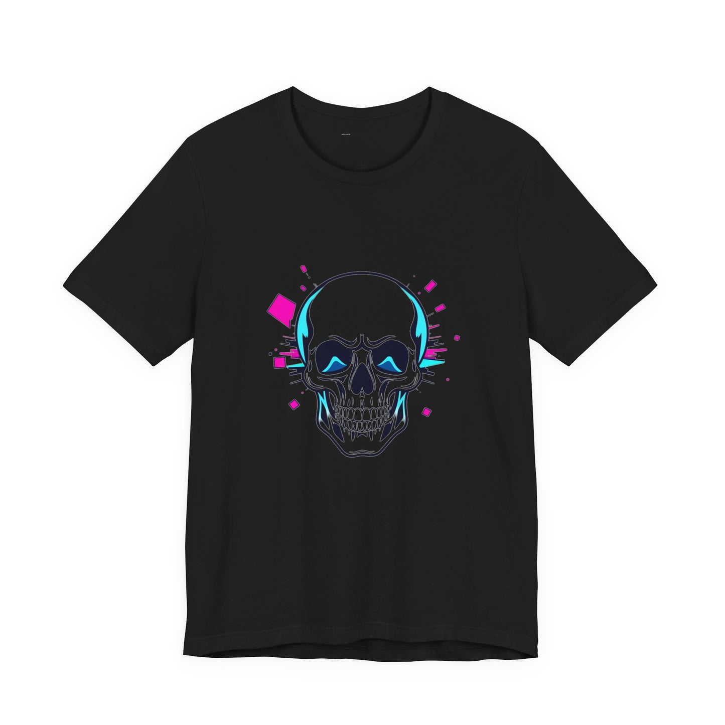 Glitch Boss Skull Tee - Cyber Gaming Unisex T-Shirt