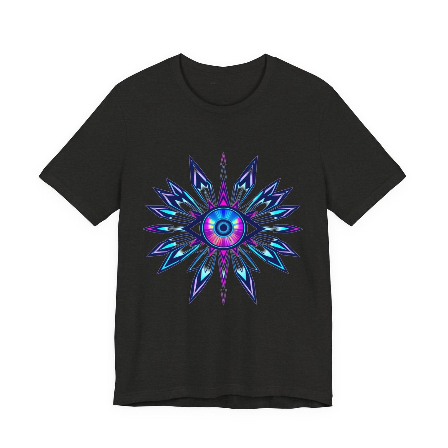 Digital Oracle Tee - Y2K Cyber Eye Graphic Unisex T-Shirt