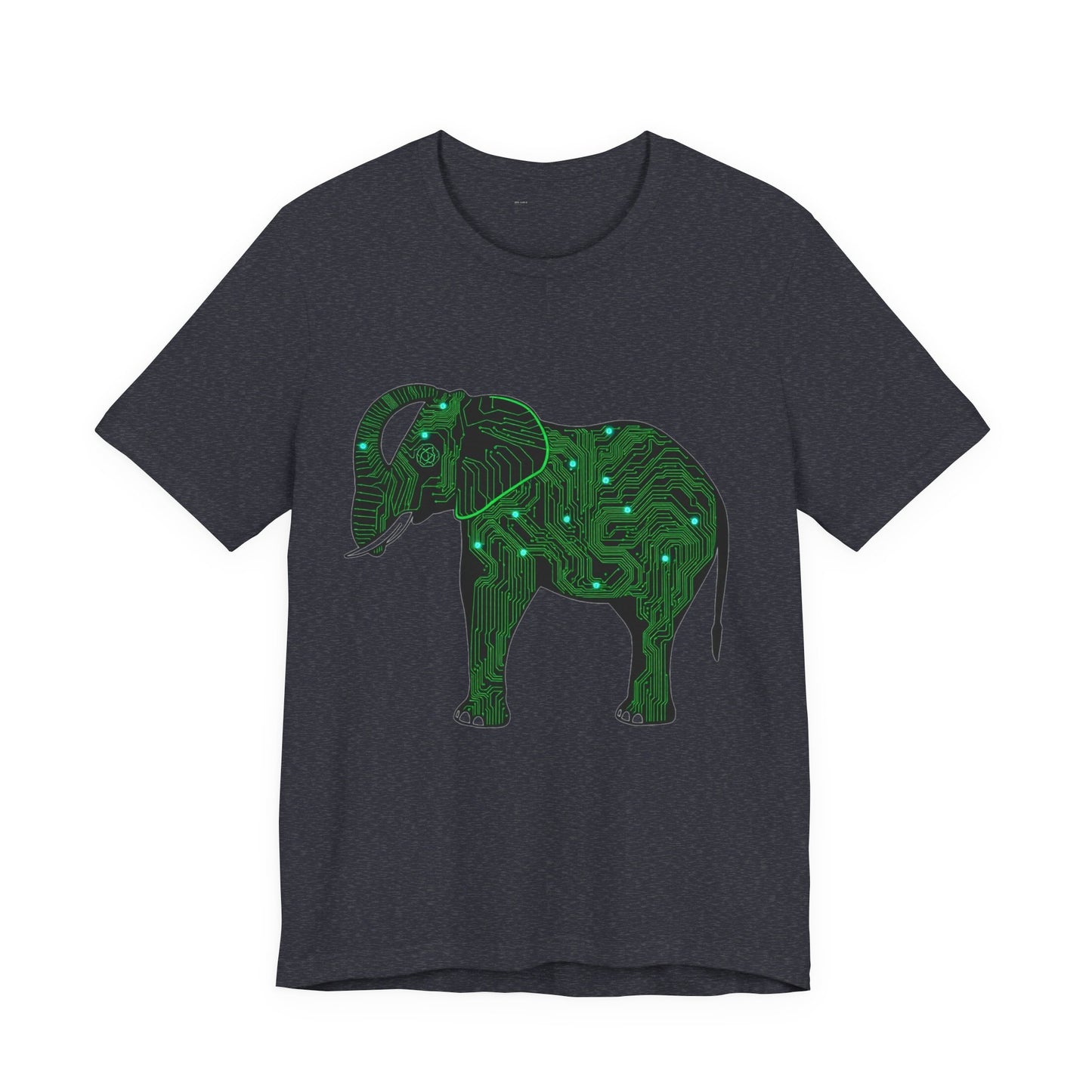 Circuit Safari Tee - Tech Elephant Graphic T-Shirt