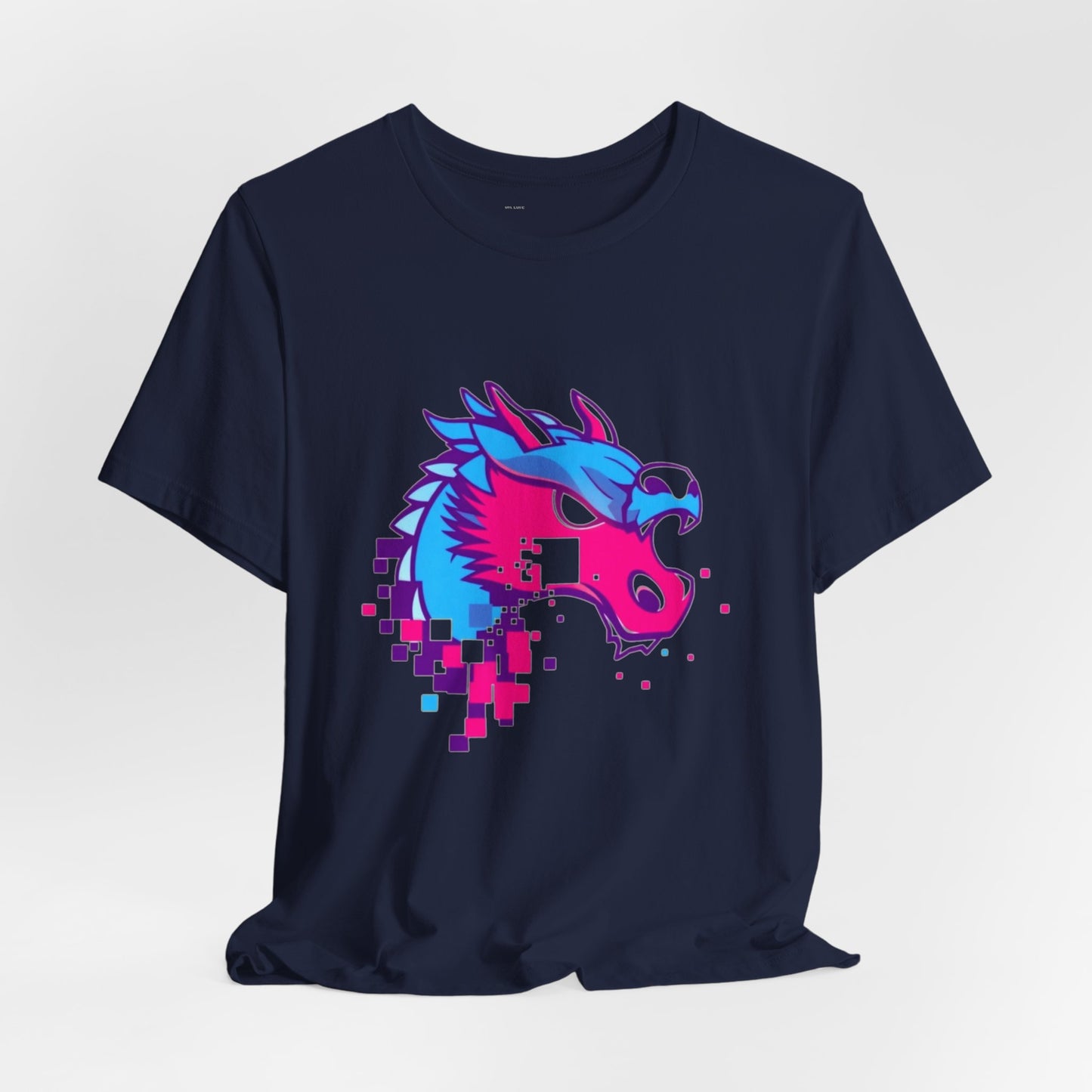 Glitch Beast Dragon Tee - Unisex Gaming Graphic Shirt