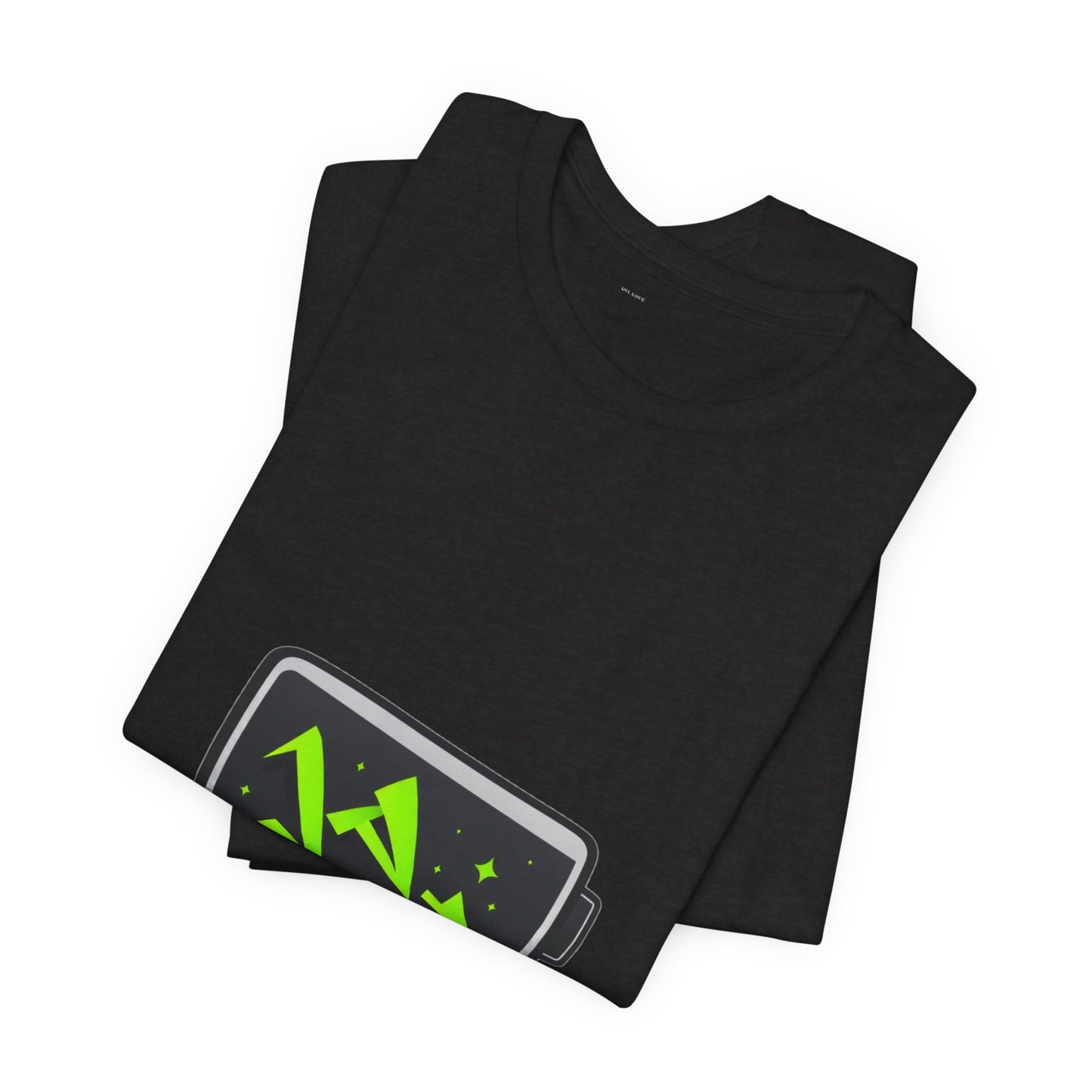 Social Battery Charging Station Tee - Funny Introvert Shirt