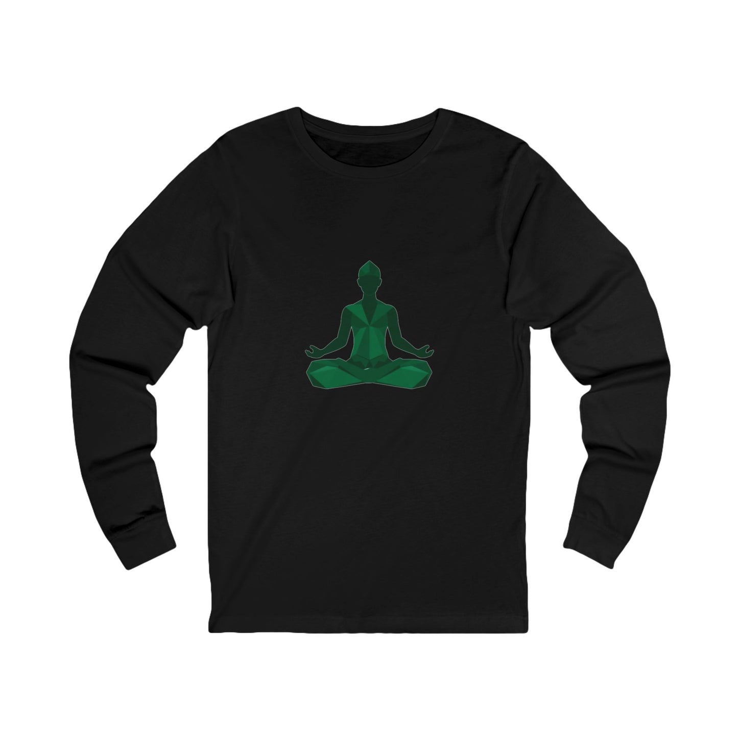 Geometric Zen Meditation Unisex Long Sleeve Tee - Prism