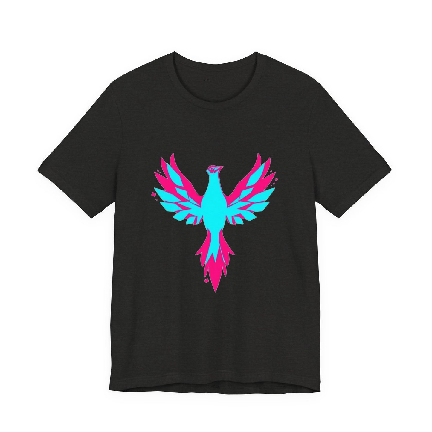 Glitch Phoenix Tee - Gaming Graphic T-Shirt Unisex