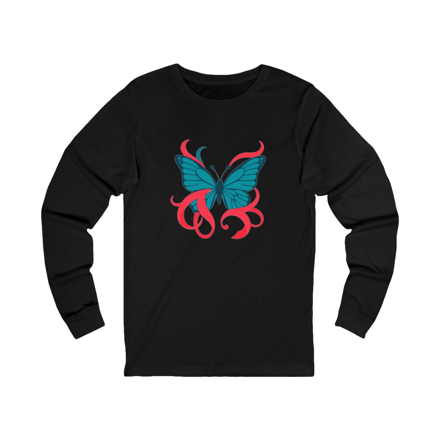 Metamorphic Soul Butterfly Long Sleeve Tee - Unisex