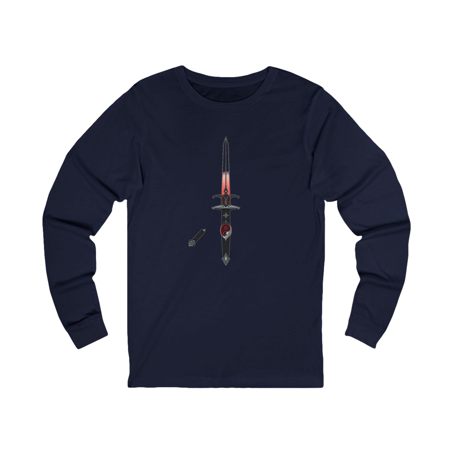 Equilibrium Blade Long Sleeve Tee - Gothic Sword Design