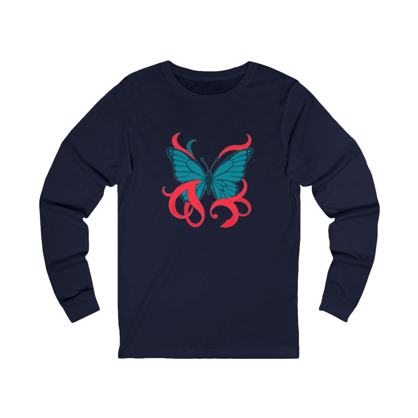 Metamorphic Soul Butterfly Long Sleeve Tee - Unisex