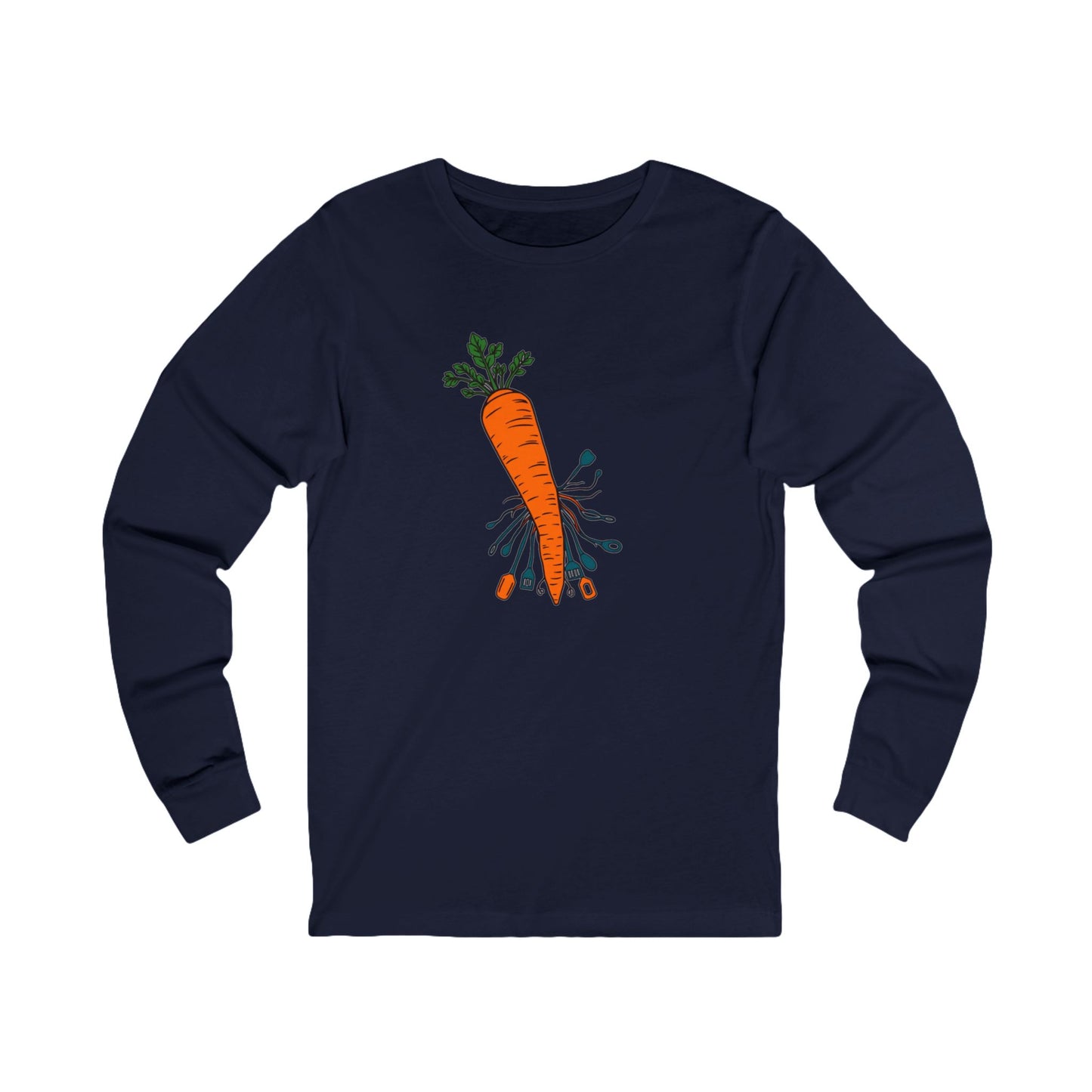 Culinary Roots Unisex Long Sleeve Tee - Kitchen Art Shirt