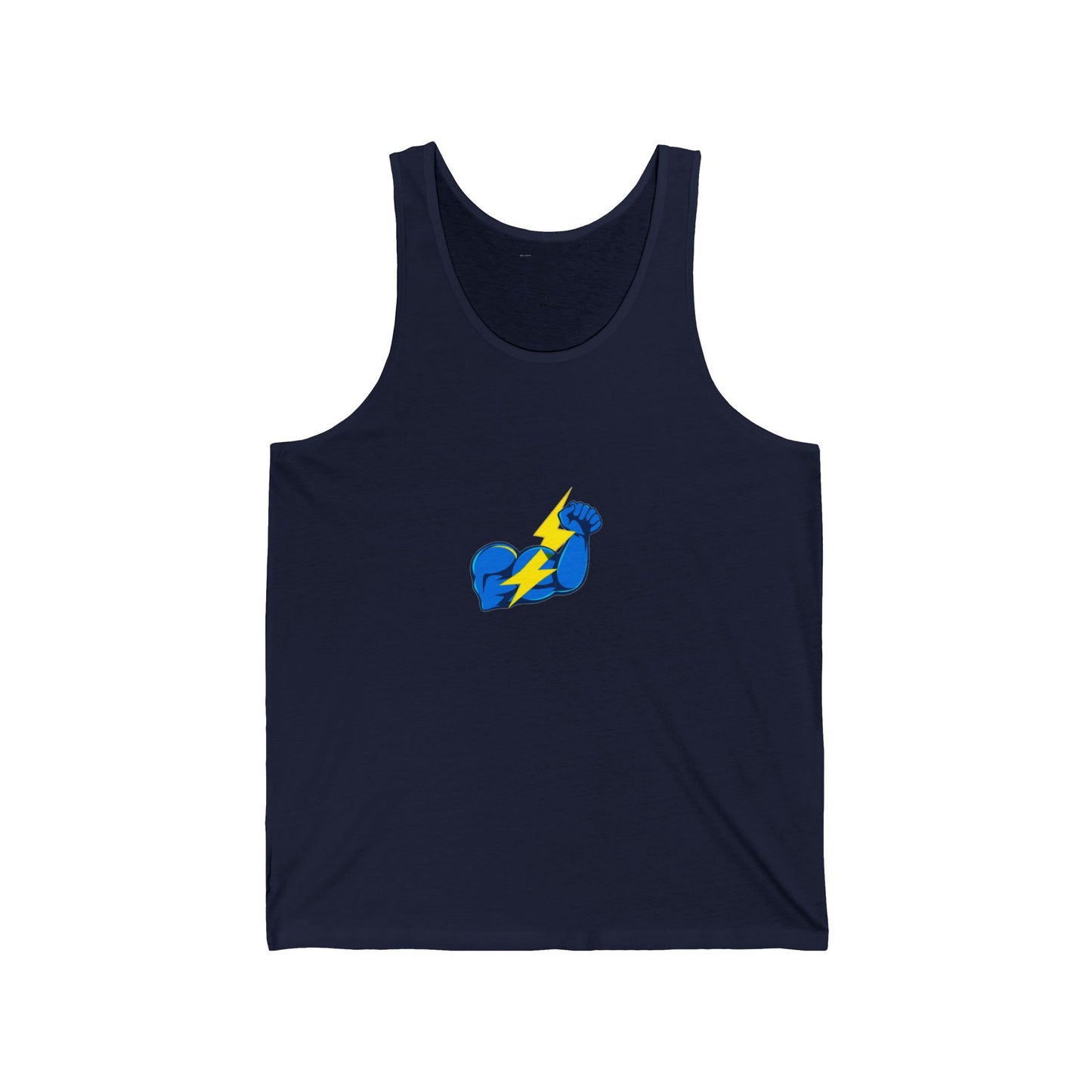 Lightning Lift Unisex Tank - Electric Muscle Design