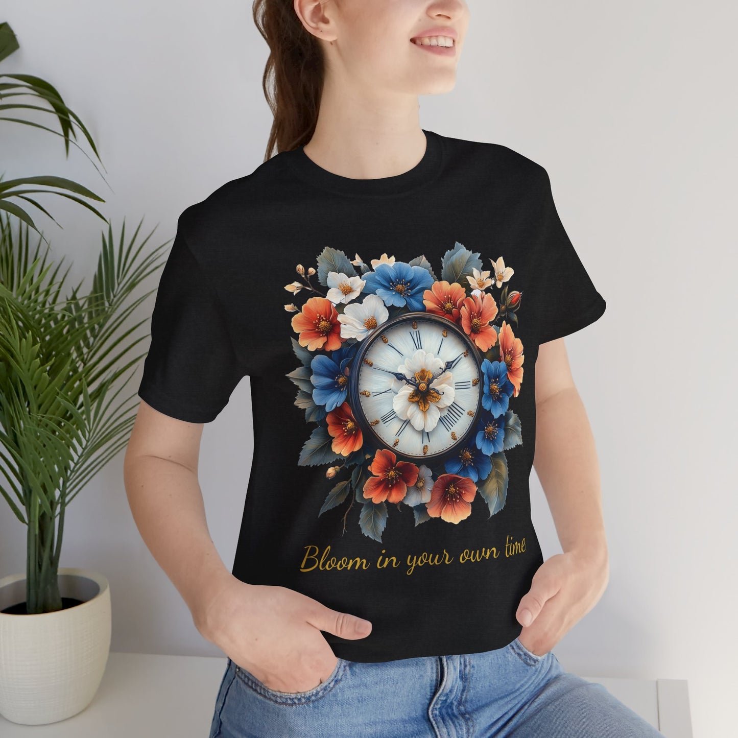 Bloom in Your Own Time Tee – Flourish at Your Pace