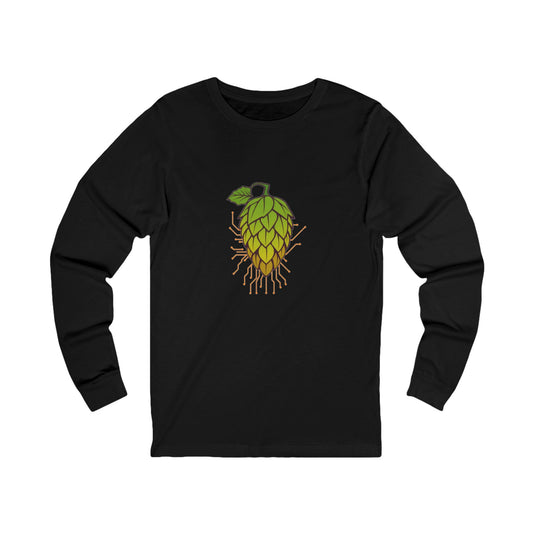 Botanical Brew Circuit Long Sleeve Tee - Craft Beer Tech
