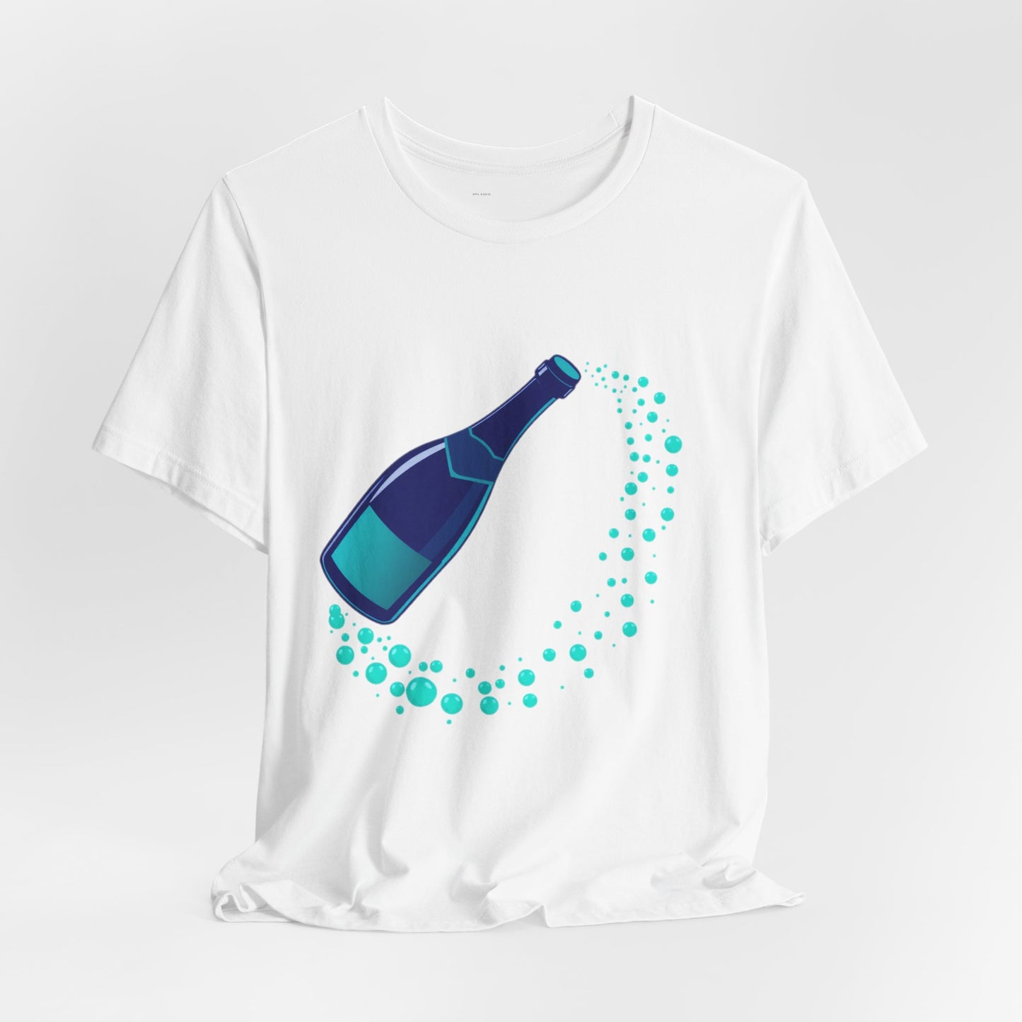 Squad Vibes Only Champagne Bottle Unisex Tee | Party Shirt