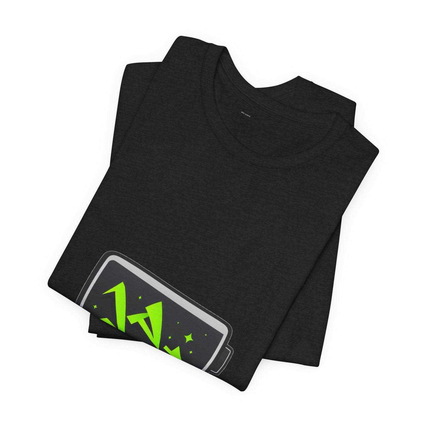 Social Battery Charging Station Tee - Funny Introvert Shirt