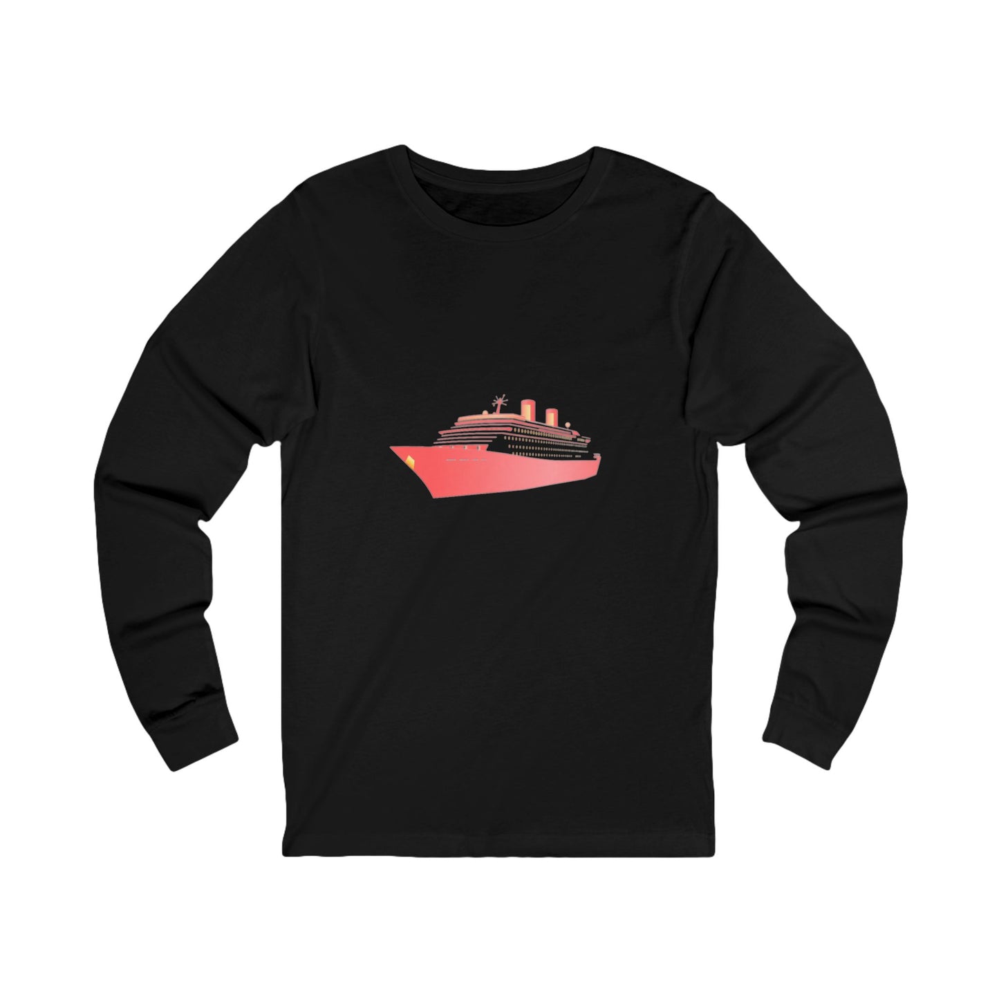 Yacht Club Vibes Long Sleeve Tee - Luxury Cruise Ship