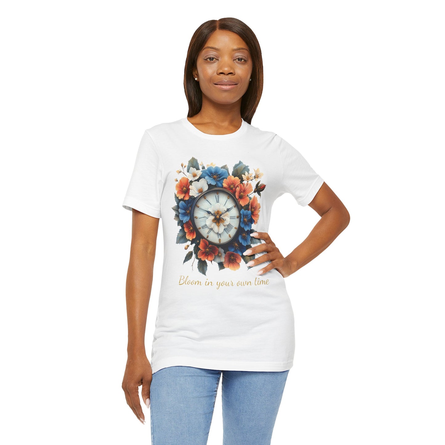 Bloom in Your Own Time Tee – Flourish at Your Pace