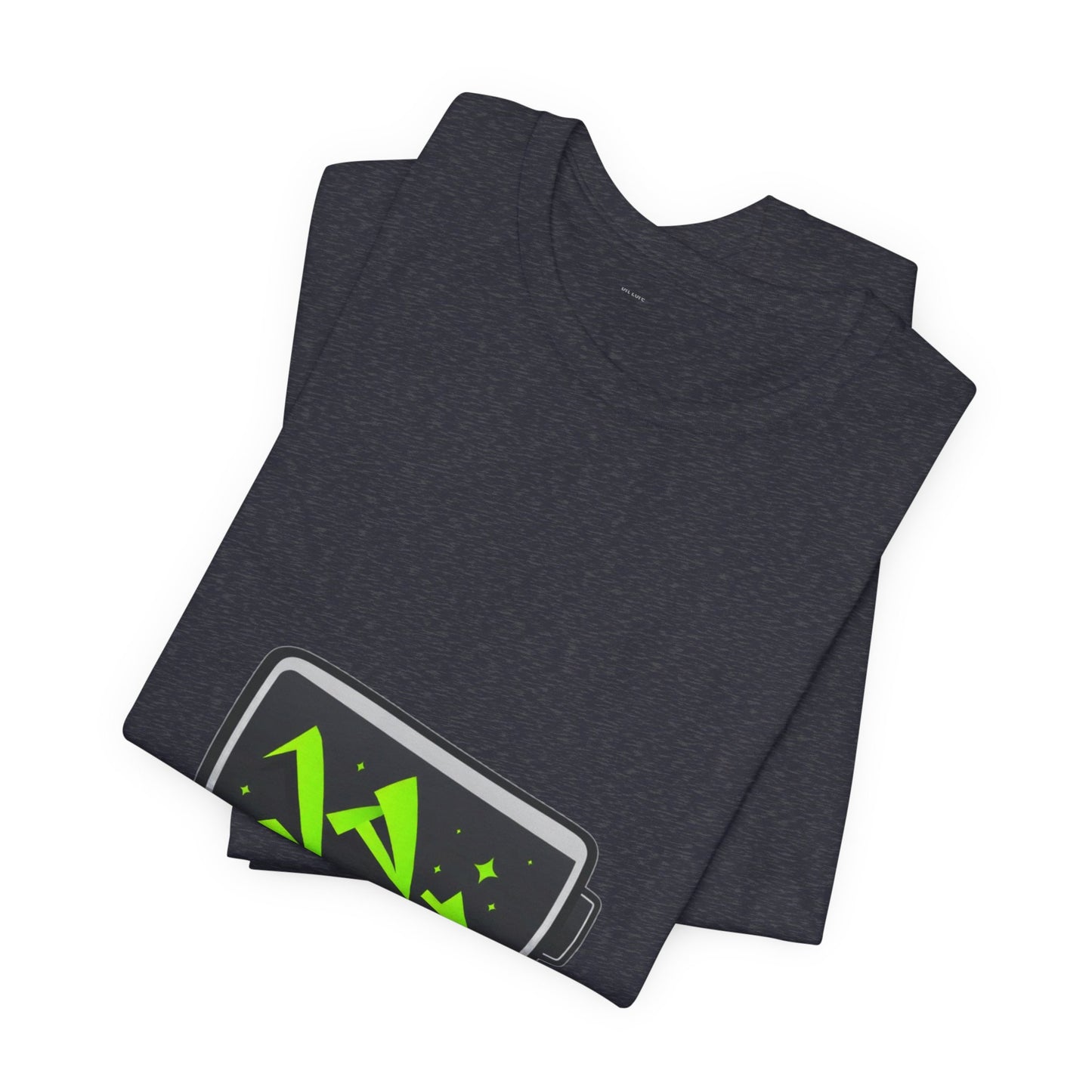 Social Battery Charging Station Tee - Funny Introvert Shirt
