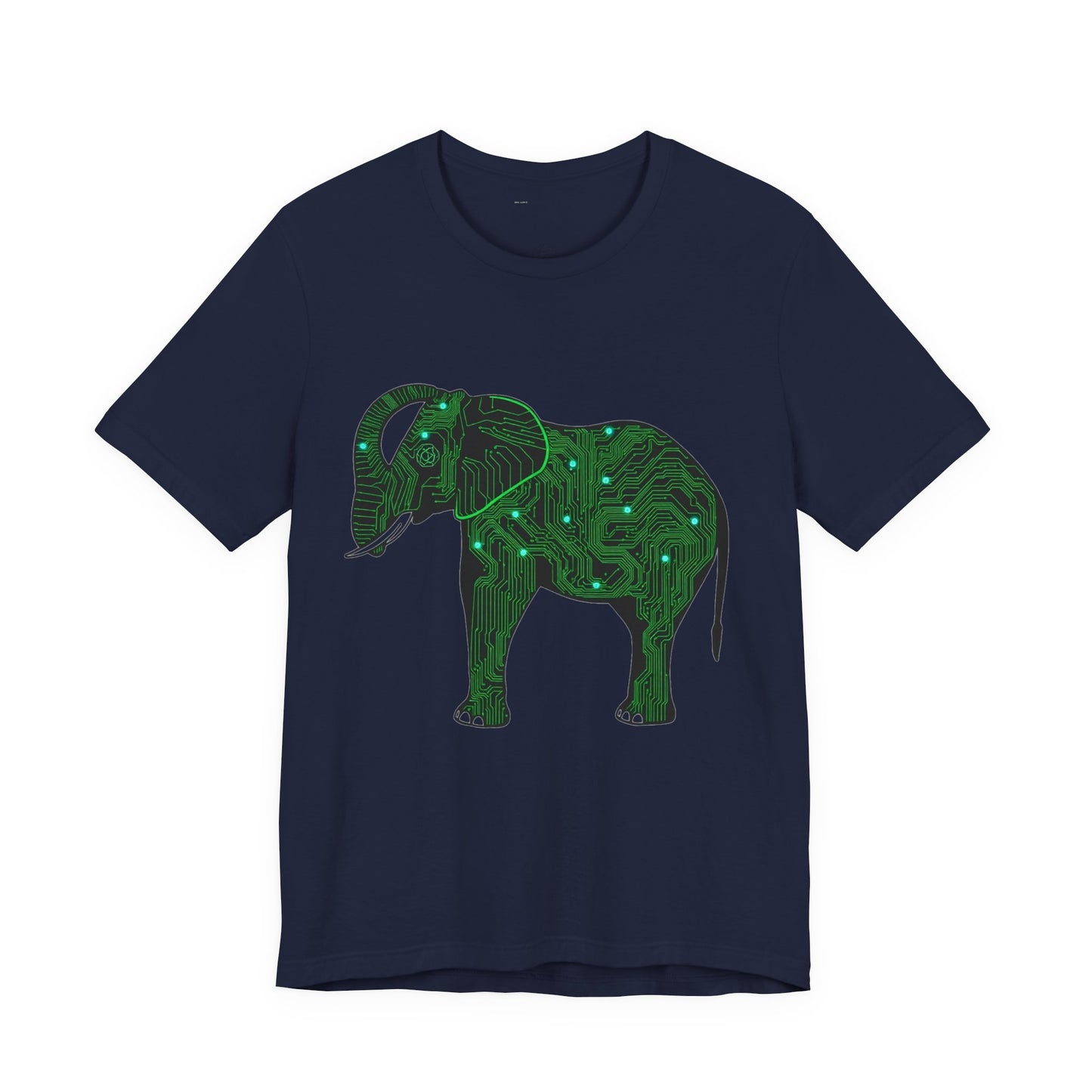 Circuit Safari Tee - Tech Elephant Graphic T-Shirt
